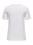 T-shirt με ανανά ONLY 15346726 - Λευκό - thefashionproject.gr - ONLY