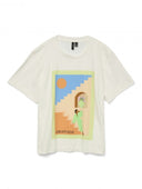 T-shirt με στάμπα Vero Moda 10329464 - Λευκό - thefashionproject.gr - VERO MODA