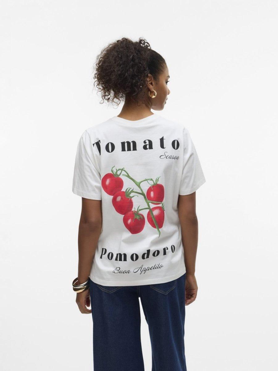 T-shirt με στάμπα Vero Moda 10329799 - Λευκό - thefashionproject.gr - VERO MODA