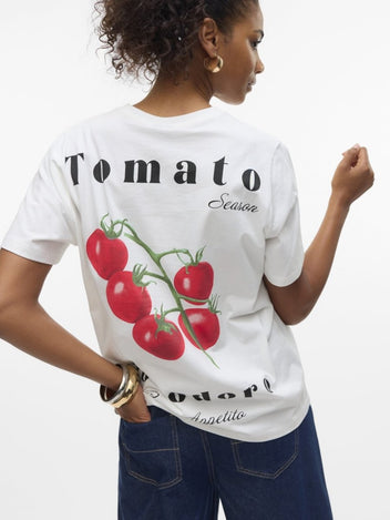 T-shirt με στάμπα Vero Moda 10329799 - Λευκό - thefashionproject.gr - VERO MODA