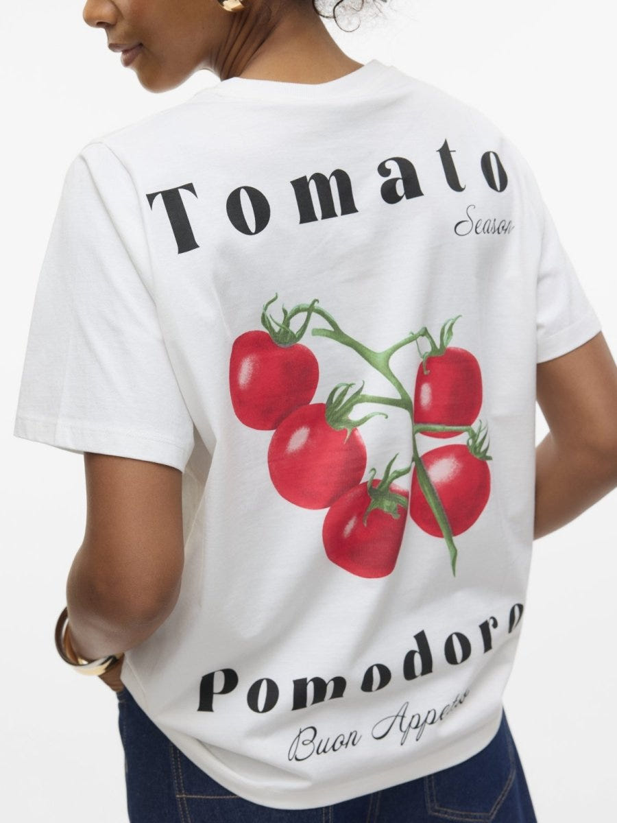 T-shirt με στάμπα Vero Moda 10329799 - Λευκό - thefashionproject.gr - VERO MODA