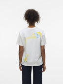 T-shirt με στάμπα Vero Moda 10329799 - Λευκό - thefashionproject.gr - VERO MODA