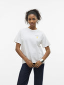 T-shirt με στάμπα Vero Moda 10329799 - Λευκό - thefashionproject.gr - VERO MODA