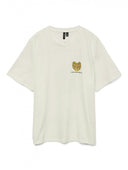 T-shirt με στάμπα Vero Moda 10329799 - Λευκό - thefashionproject.gr - VERO MODA