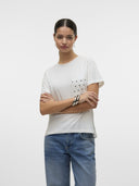 T-shirt με τσεπάκι Vero Moda 10322565 - Λευκό - thefashionproject.gr - VERO MODA