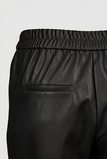 ONLY - Tapered Pants Elastic Waist - Black