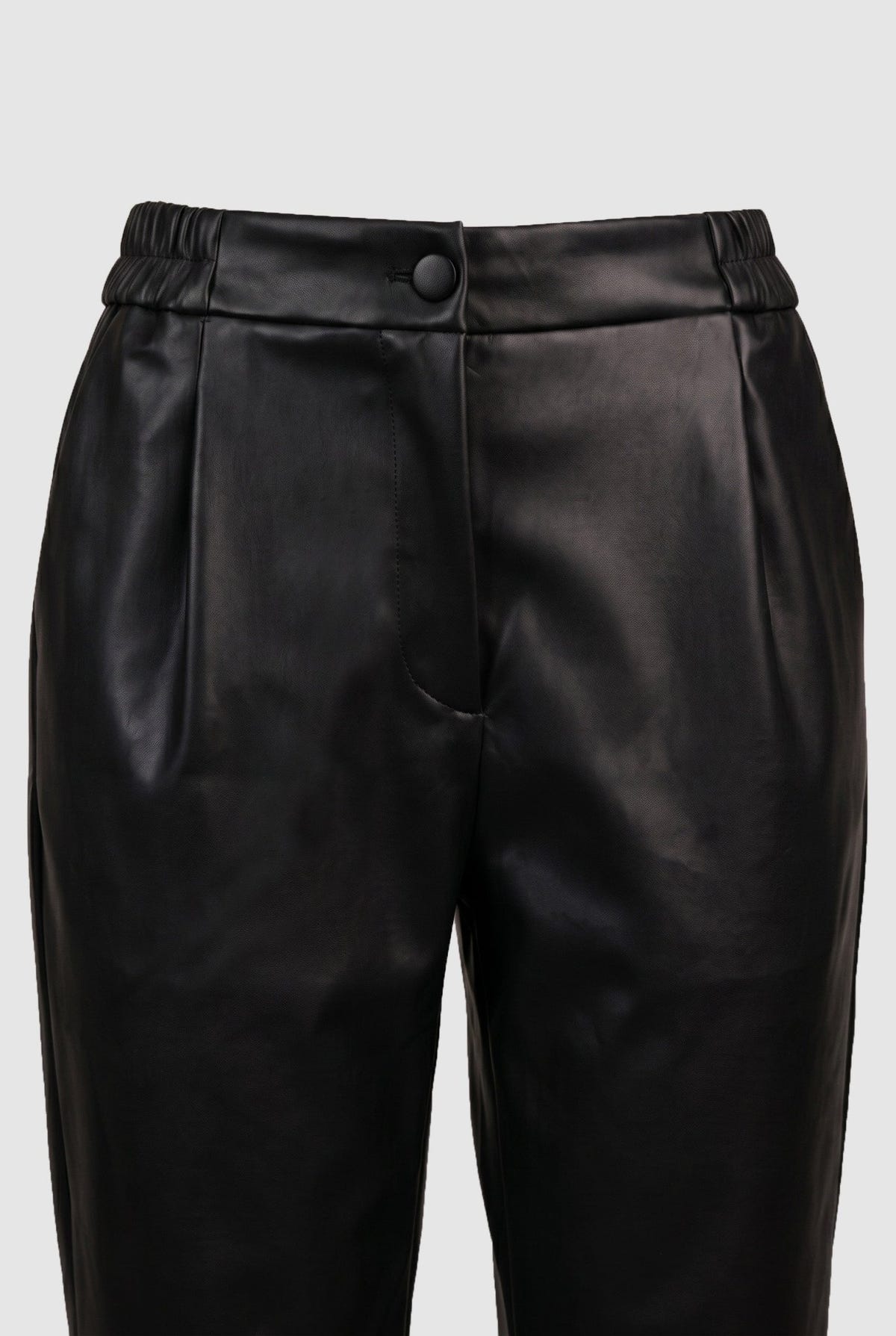 ONLY - Tapered Pants Elastic Waist - Black