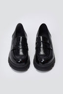 TFP Chunky Loafers Lug Sole - Black Patent - thefashionproject.gr - TFP