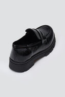 TFP Chunky Loafers Lug Sole - Black Patent - thefashionproject.gr - TFP