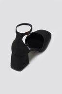 TFP Open Side Pumps - Black Suede - thefashionproject.gr - TFP