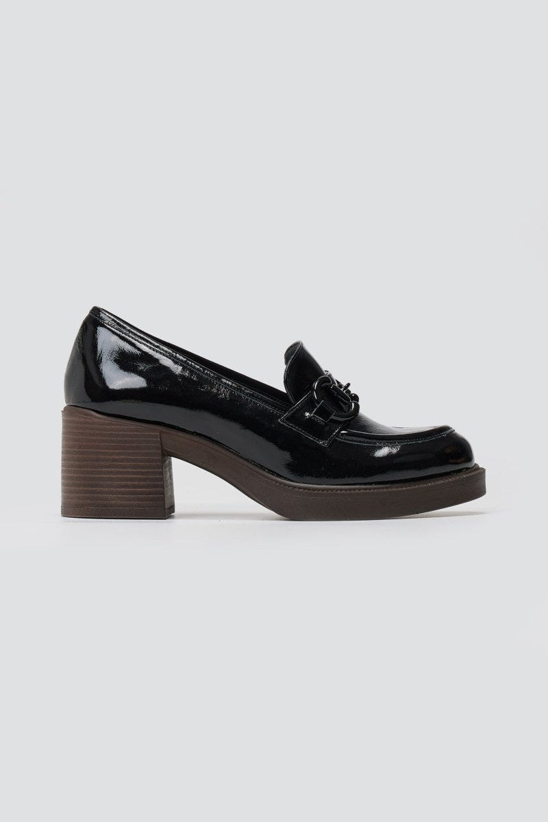 TFP Patent Leather Loafers - Black Patent - thefashionproject.gr - TFP