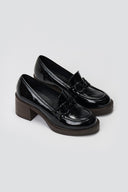 TFP Patent Leather Loafers - Black Patent - thefashionproject.gr - TFP