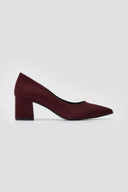TFP Pointed Toe Pumps - Burgundy Suede - thefashionproject.gr - TFP