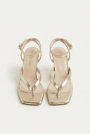 TFP - Thong Sandals Ankle Strap - Light Gold