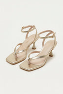 TFP - Thong Sandals Ankle Strap - Light Gold
