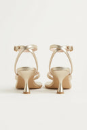 TFP - Thong Sandals Ankle Strap - Light Gold