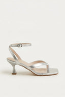 TFP - Thong Sandals Ankle Strap - Silver