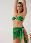 Three pieces bikini με print - Πράσινο - thefashionproject.gr - The Fashion Project