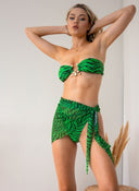 Three pieces bikini με print - Πράσινο - thefashionproject.gr - The Fashion Project