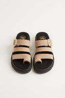 TFP - Toe Ring Flatform Sandals - Beige