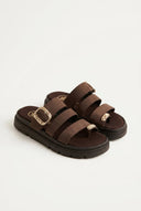 TFP - Toe Ring Flatform Sandals - Brown