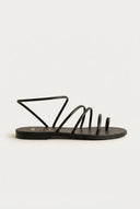 TFP - Toe Ring Sandals Animal Print - Black Matte