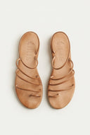 TFP - Toe Ring Sandals Animal Print - Tan Matte