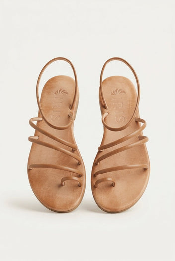 TFP - Toe Ring Sandals Animal Print - Tan Matte