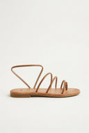 TFP - Toe Ring Sandals Animal Print - Tan Matte