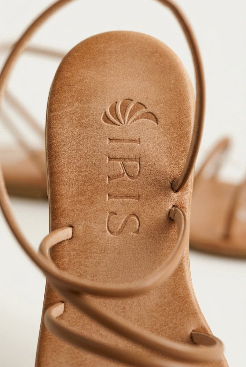 TFP - Toe Ring Sandals Animal Print - Tan Matte