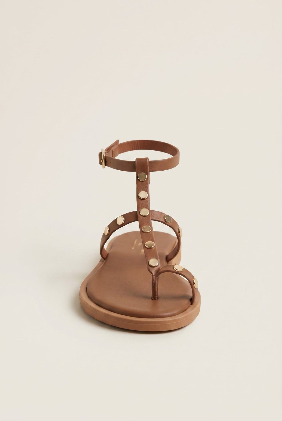 TFP - Toe Ring Sandals Ankle Strap - Brown Matte