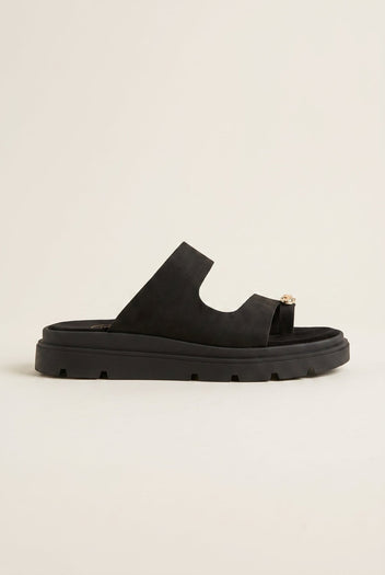 TFP - Toe Ring Sandals - Black