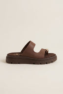 TFP - Toe Ring Sandals - Brown