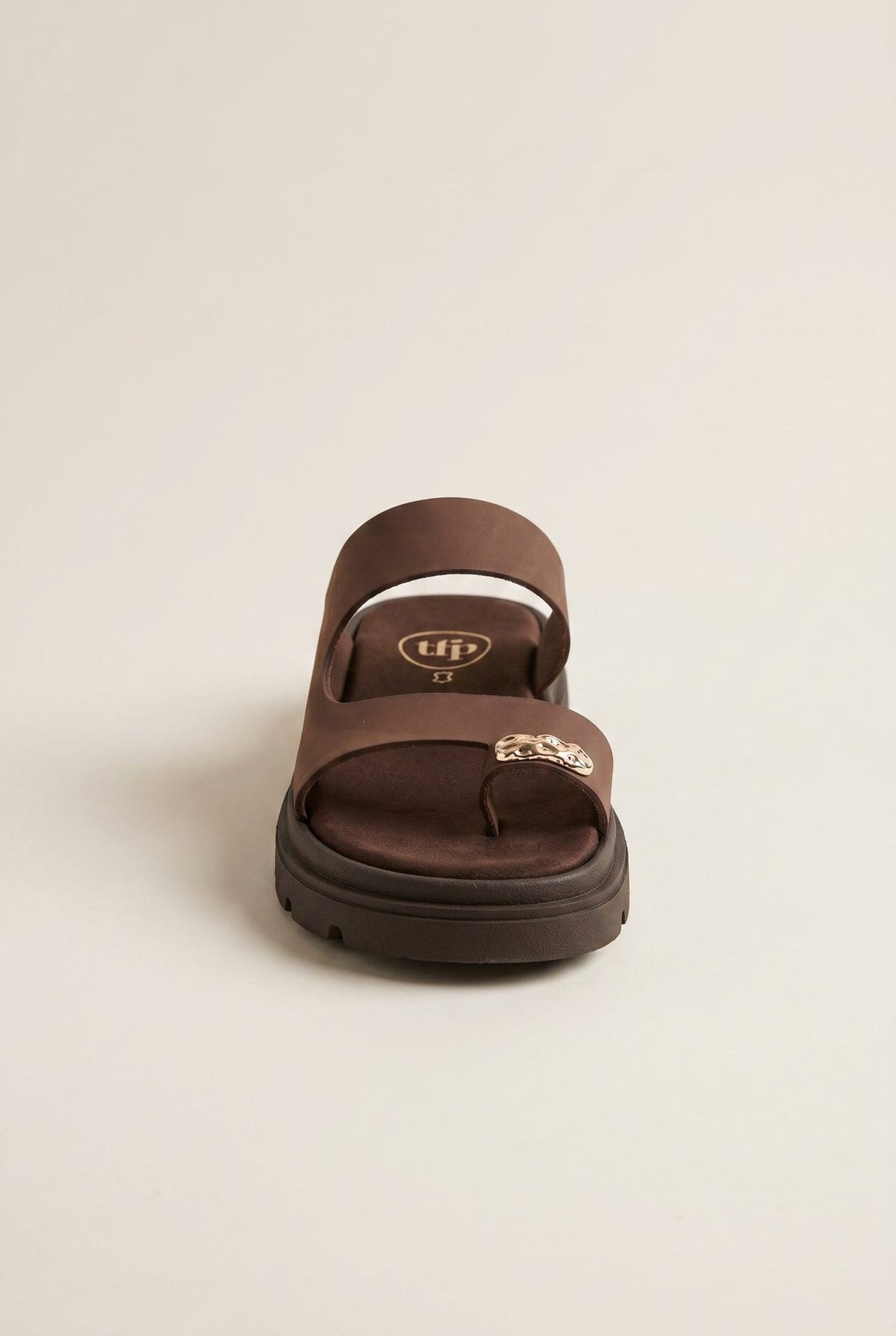 TFP - Toe Ring Sandals - Brown