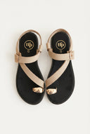 TFP - Toe Ring Sandals Buckle Strap - Beige