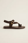 Suède marron foncé