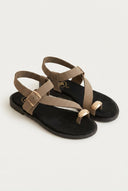 TFP - Toe Ring Sandals Buckle Strap - Khaki