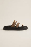 TFP - Toe Ring Sandals Buckle Strap - Khaki