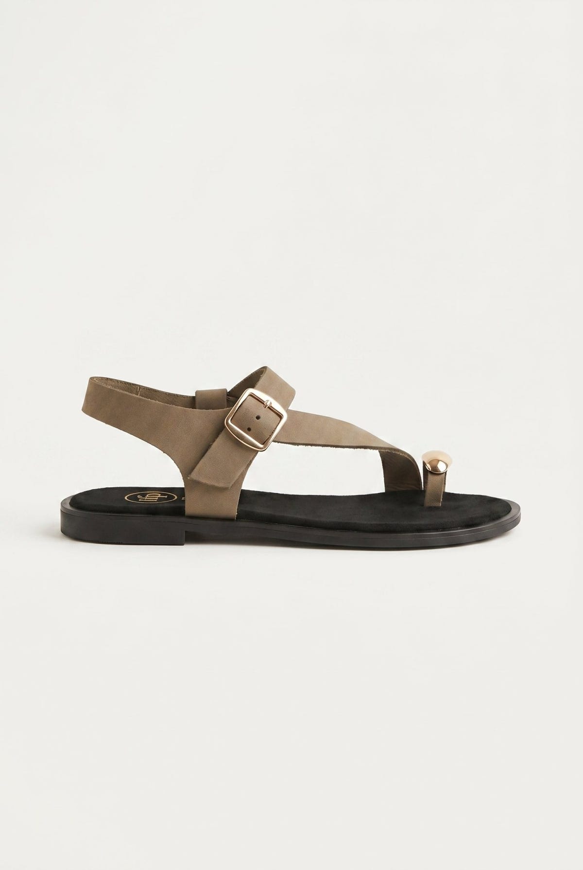 TFP - Toe Ring Sandals Buckle Strap - Khaki