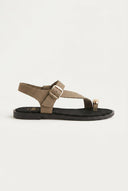 TFP - Toe Ring Sandals Buckle Strap - Khaki