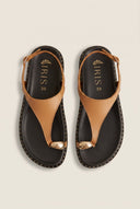 IRIS - Toe Ring Sandals Buckle Strap - Mocha