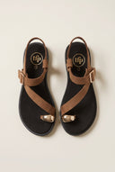 TFP - Toe Ring Sandals Buckle Strap - Mocha