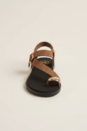 TFP - Toe Ring Sandals Buckle Strap - Mocha