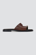 Estil - Toe Ring Sandals - Dark Brown Matte