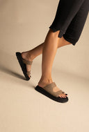 TFP - Toe Ring Sandals - Khaki