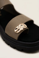 TFP - Toe Ring Sandals - Khaki