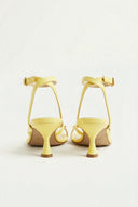 TFP - Toe Ring Sandals Kitten Heel - Lemon