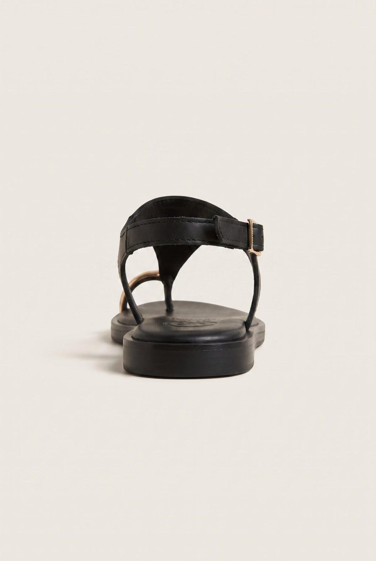 TFP - Toe Ring Sandals Metal Detail - Black Matte