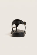 TFP - Toe Ring Sandals Metal Detail - Black Matte