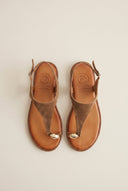 TFP - Toe Ring Sandals - Taupe Suede